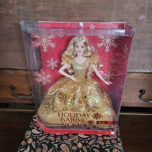 Barbie 2020 Holiday Blonde Barbie, Open Box